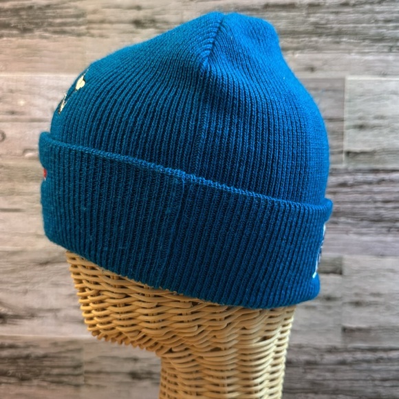 Dr Seuss The Cat In The Hat 2003 Movie Merch Blue Toque Hat Size Youth - Picture 6 of 11